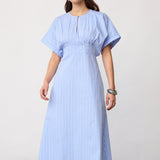 KaioCC Stripe Dress - Pale Blue