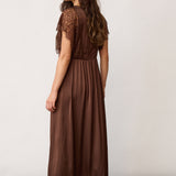 IdunCC Lace Dress - Dark Brown