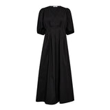 PoppyCC Pleat Dress - Black