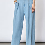 TillyCC Pleat Pant - Fade Denim