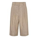 NadineCC Pleat Bermuda - Bisquit