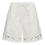 LitaCC Linen Emb Shorts - White