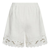LitaCC Linen Emb Shorts - White