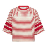 NormaCC Stripe 87 Tee - Flame