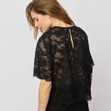LannyCC Lace Blouse - Black
