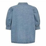 AsjaCC Denim Blouse - Denim blue