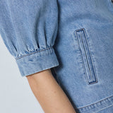 AsjaCC Denim Blouse - Denim blue