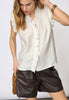 TassyCC Frill Top - White