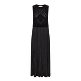 TammyCC Plissé Mix Dress - Black