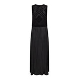 TammyCC Plissé Mix Dress - Black