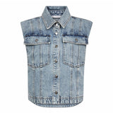 DeniceCC Denim Vest - Bleach Denim