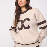 RowCC Coco Logo Knit - Creme