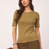 33016 GrannyCC SS Tee - Olive