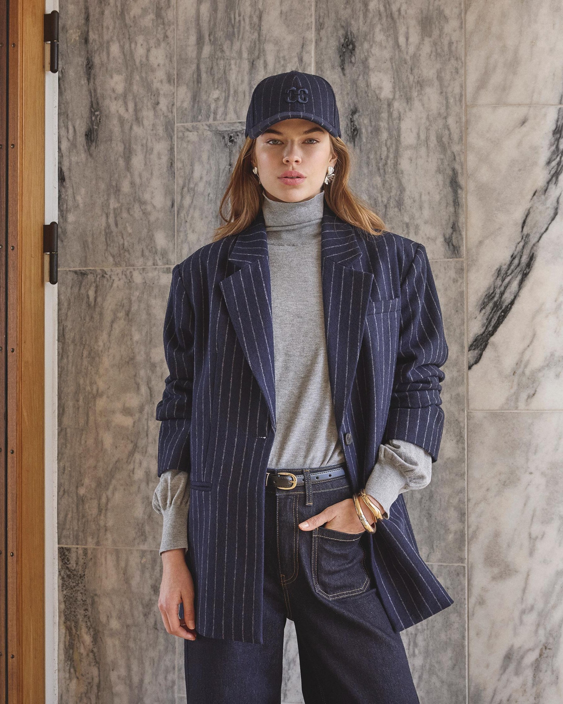 NaidaCC Pin Cap - Navy - Co'couture