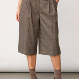 VeyaCC Check Bermuda - Brown