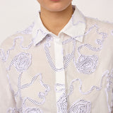 ElricCC Flower SS Shirt - White