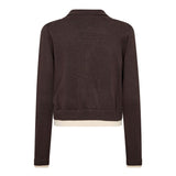 LueCC LS Cardigan - Dark Brown