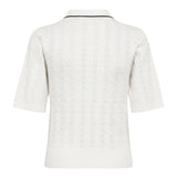 LueCC SS Polo Knit - Off-White