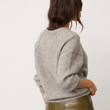 KailaCC LS Knit - Grey Melange