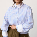 VougeCC Cuff Shirt - Pale Blue
