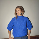 RowCC Rib Cable Knit - New Blue