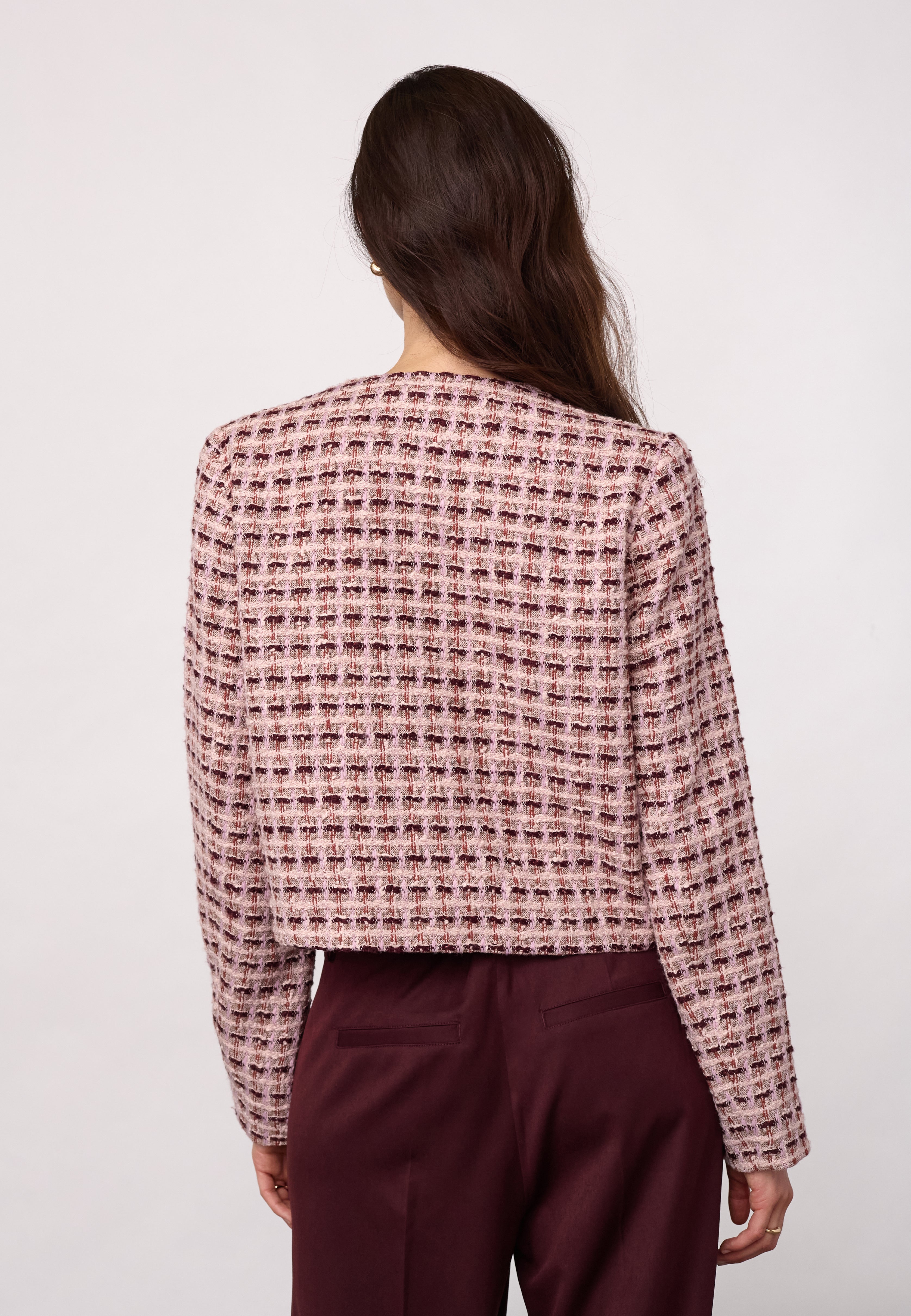 TikaCC Boucle Jacket - Dusty Rose - Co'couture