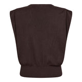 LueCC Wing Knit Vest - Dark Brown