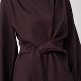LunaCC Tie Blouse - Bison