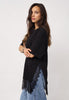 LarsonCC Mix Lace Tee - Black
