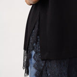 LarsonCC Mix Lace Tee - Black