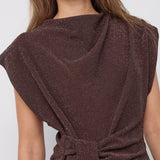 EstiCC Pleat Top - Bison