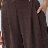 EstiCC Pleat Pant - Bison