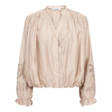 MelinCC Balloon Emb Shirt - Champagne