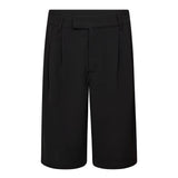 AminaCC Pleat Bermuda - Black - Co'couture