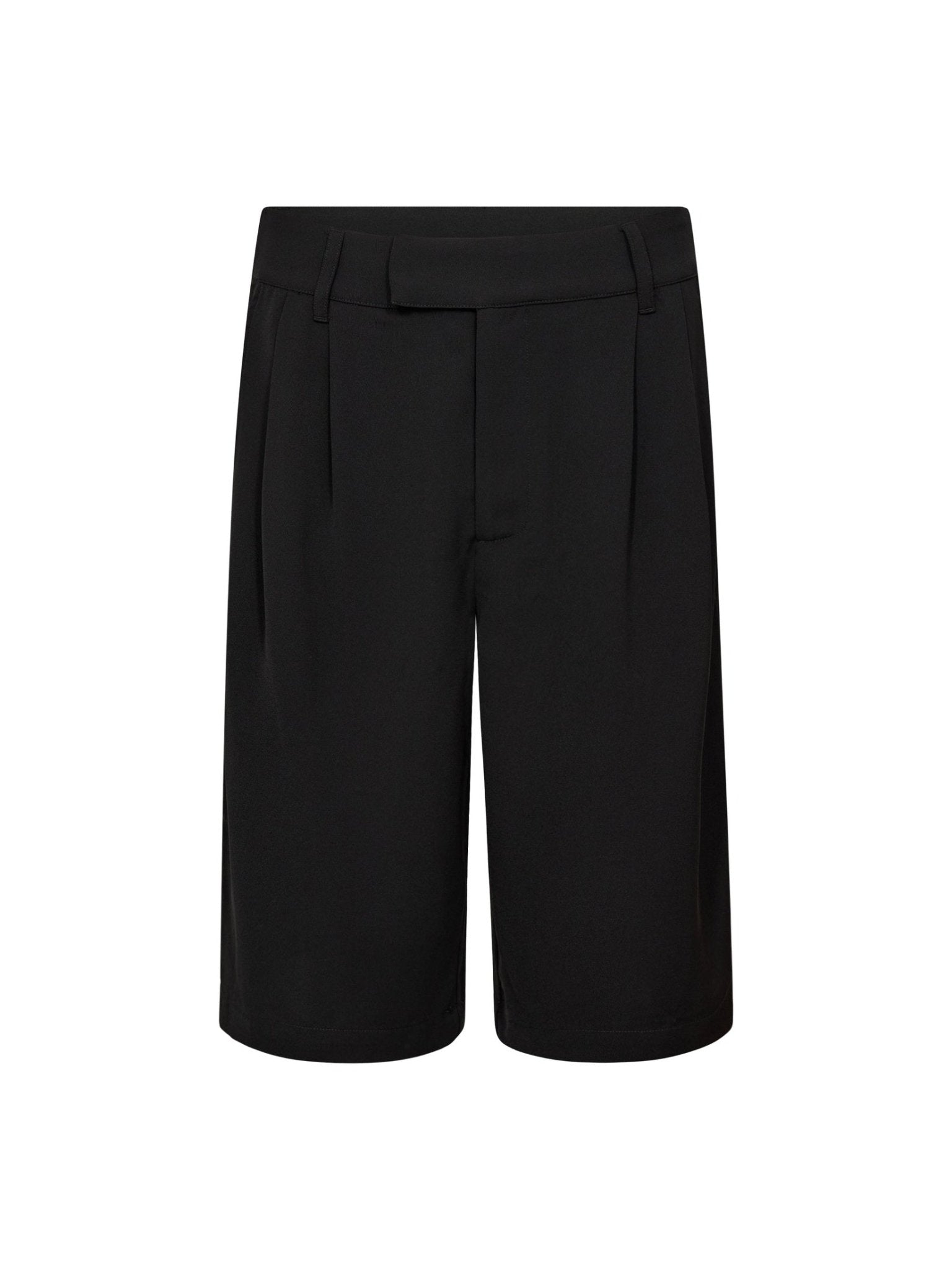 AminaCC Pleat Bermuda - Black - Co'couture