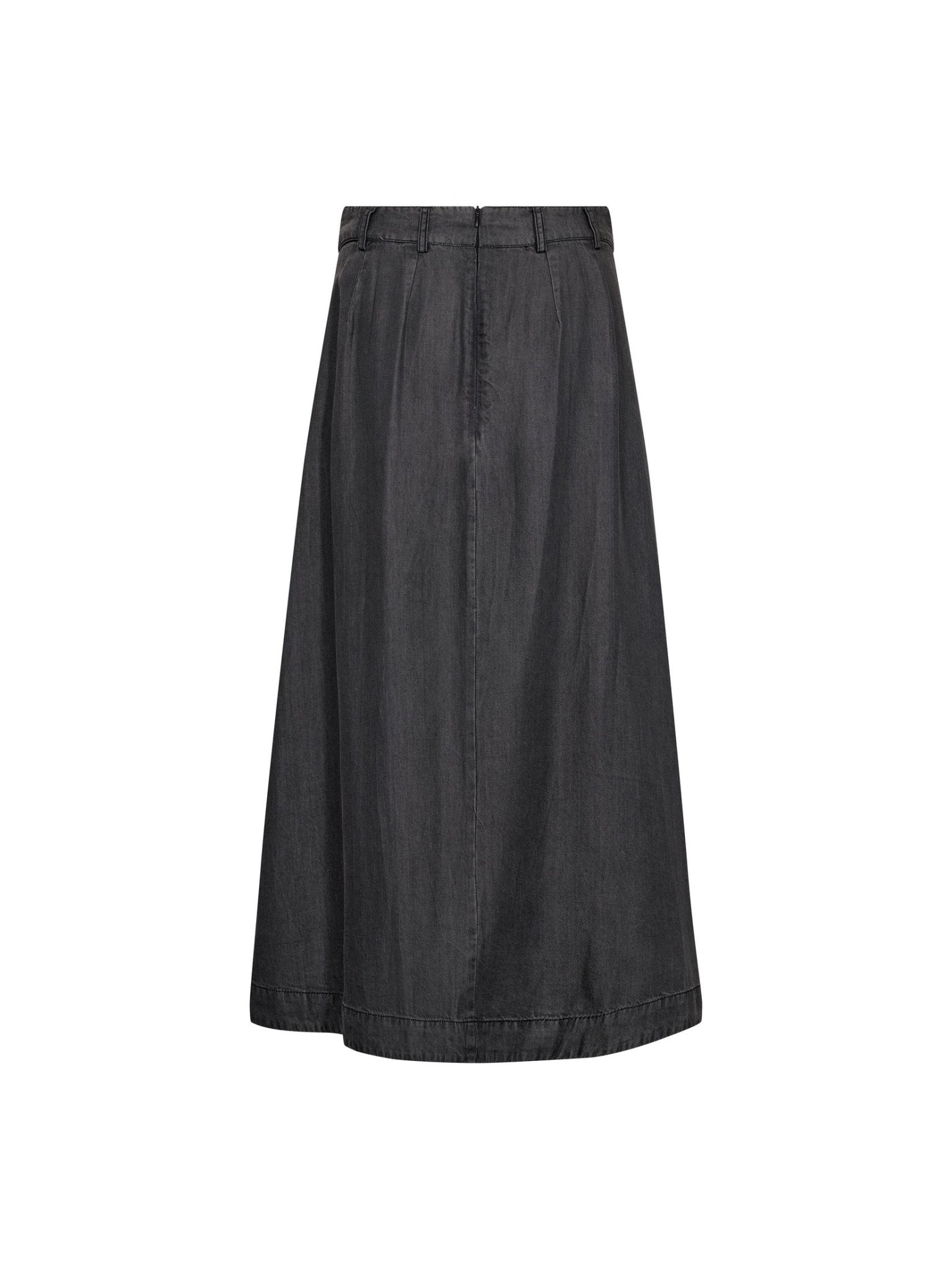 AnyaCC Denim Pleat Skirt - Black - Co'couture