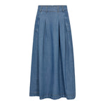 AnyaCC Denim Pleat Skirt - Denim blue - Co'couture