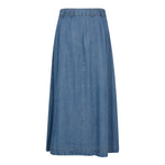 AnyaCC Denim Pleat Skirt - Denim blue - Co'couture