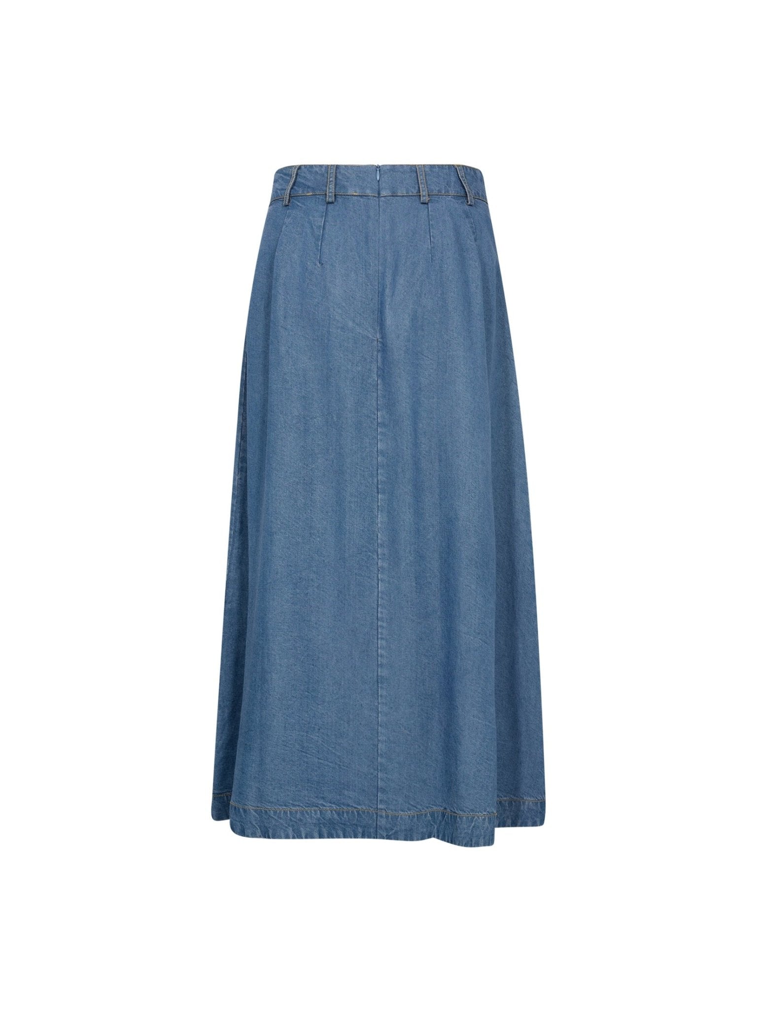 AnyaCC Denim Pleat Skirt - Denim blue - Co'couture