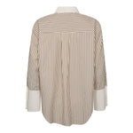 AvaraCC Stripe Shirt - Bone/Brown - Co'couture