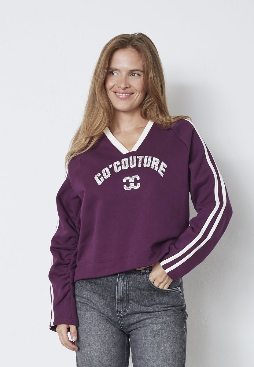 BatuCC Coco V - Sweat - Plum - Co'couture