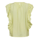 CallumCC Frill Pintuck Top - Citrus - Co'couture