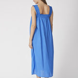 CallumCCSmock Long Strap Dress - New Blue - Co'couture