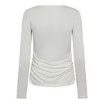 CamillaCC LS V - Blouse - Off white - Co'couture