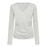 CamillaCC LS V - Blouse - Off white - Co'couture