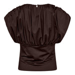 CattiaCC Top - Dark Brown - Co'couture