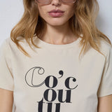 CocoutureCC Tee - Creme - Co'couture