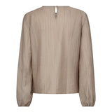 ConnyCC Drape Blouse - Mink - Co'couture