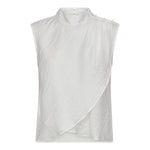 ConnyCC Drape Top - White - Co'couture