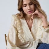 DaraCC Smock Blouse - PaleYellow - Co'couture